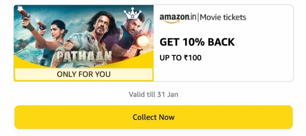 Pathaan Movie Ticket Booking Offers