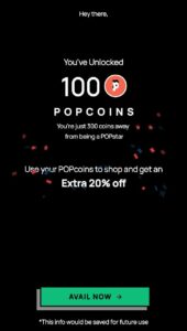 POP Club App Free Sample