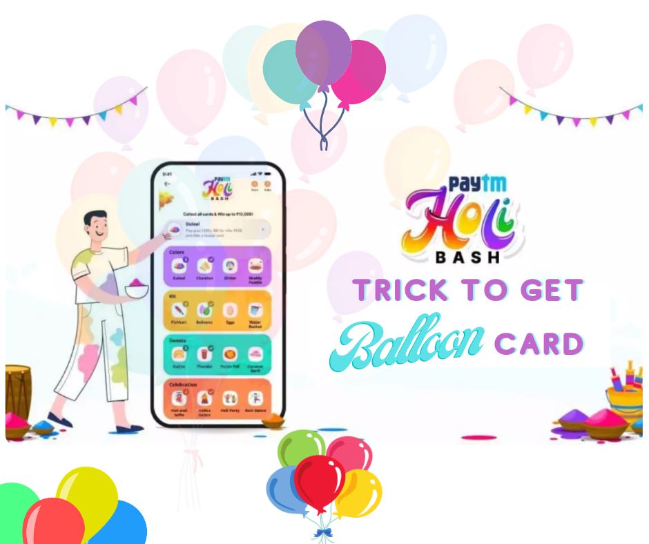Paytm 'Balloon' Card Trick