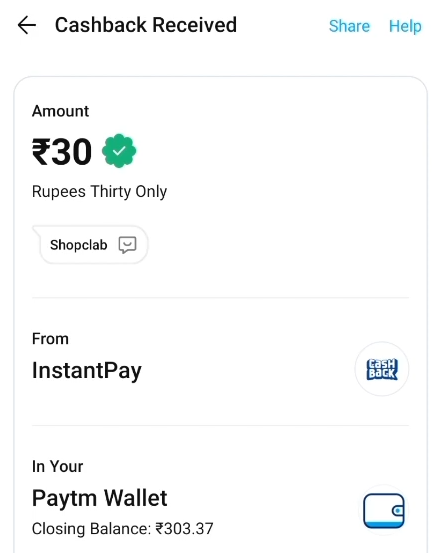 ShopClab Refer Earn Free PayTM Cash