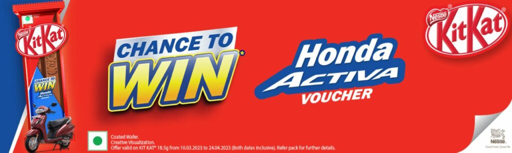 Kitkat Honda Activa Offer 