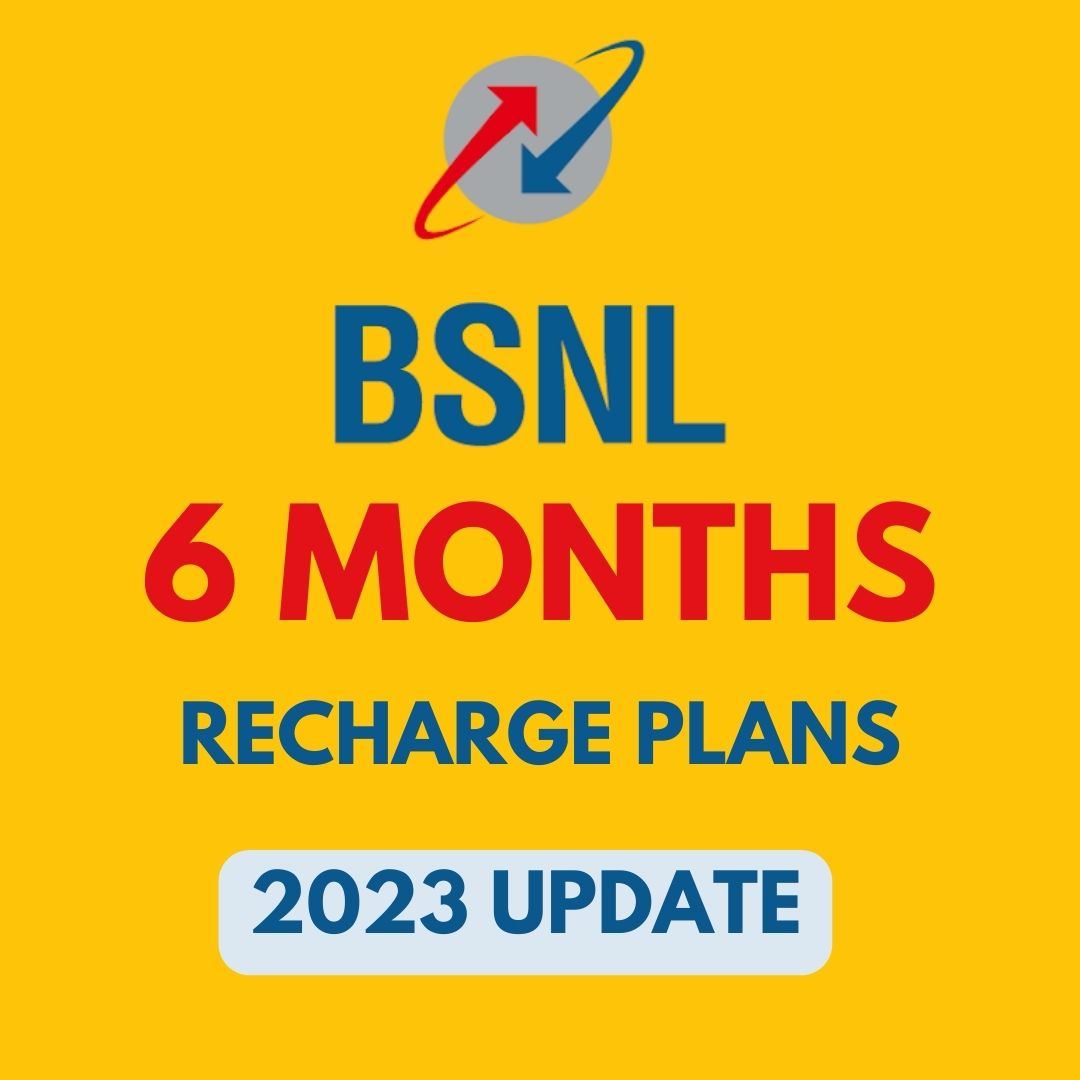 BSNL 6 Months Recharge Plans