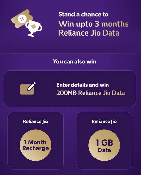 Cadbury DairyMilk CheersForAllSports Offer | Win Free 1 GB Jio Data