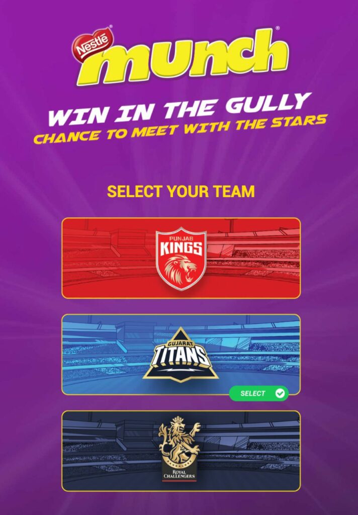 Munch Gully Cricket Game Meet T20 Stars