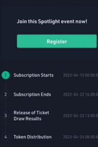 KuCoin SUI Token Pre Sale