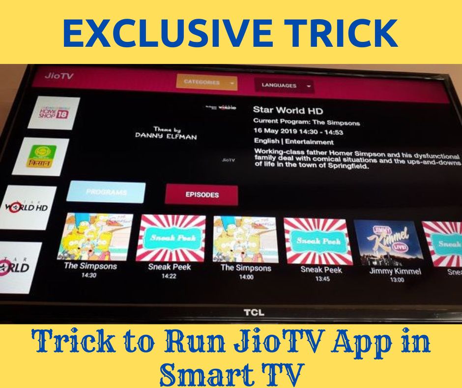 [New Trick] How to install JioTV App in Smart TV,PC through Kodi app?