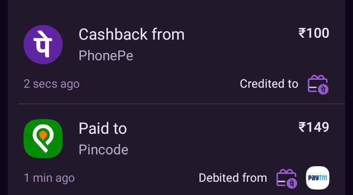 Pincode app by PhonePe