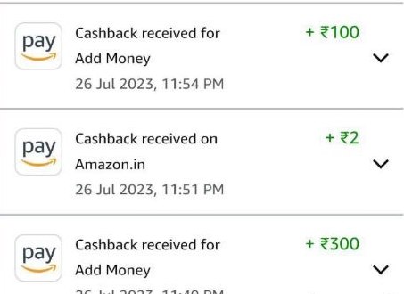 Amazon Add money offer - Claim flat ₹400 cashback 
