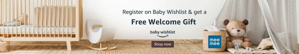 Register & Get a Free Welcome Gift from Amazon Baby Wishlist
