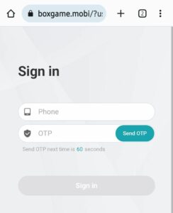 BoxGame Mobi App Referral Code