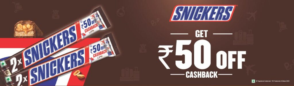 Snickers DUO Cashback Offer