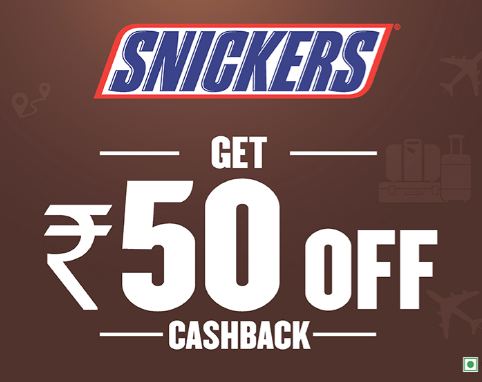 Snickers loot offer : Get ₹100 Cashback With Packs | 100% UPI cashback