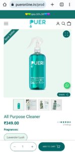 PUER All Purpose Cleaner Free