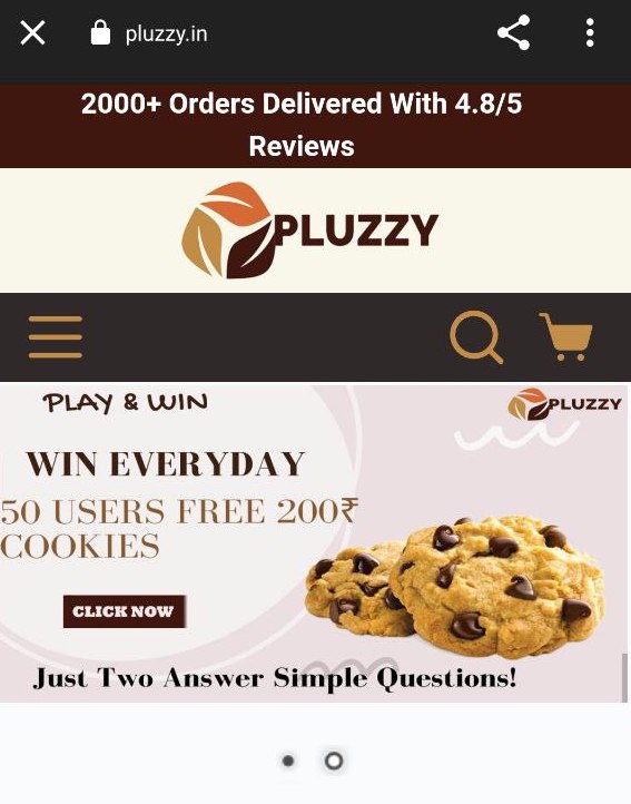 Pluzzy free cookies