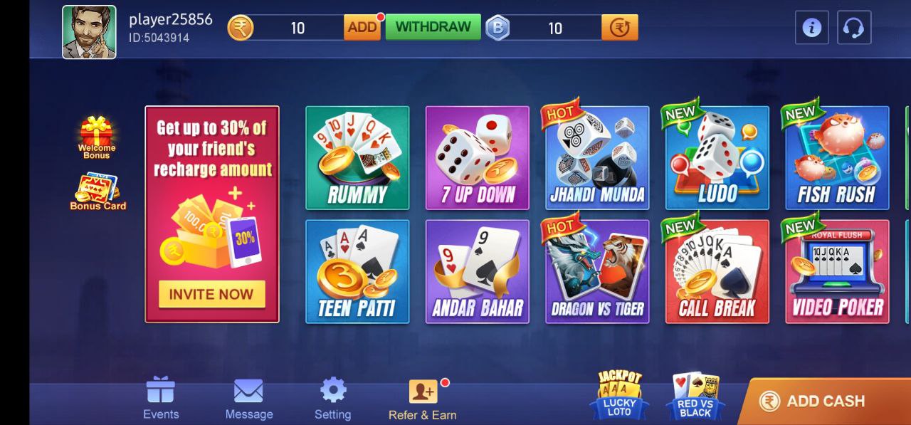 Download Teen Patti Cash Apk