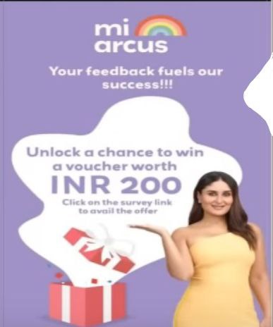MiArcus Loot: Fill Survey & Get Rs.200 Voucher [Free Shopping]