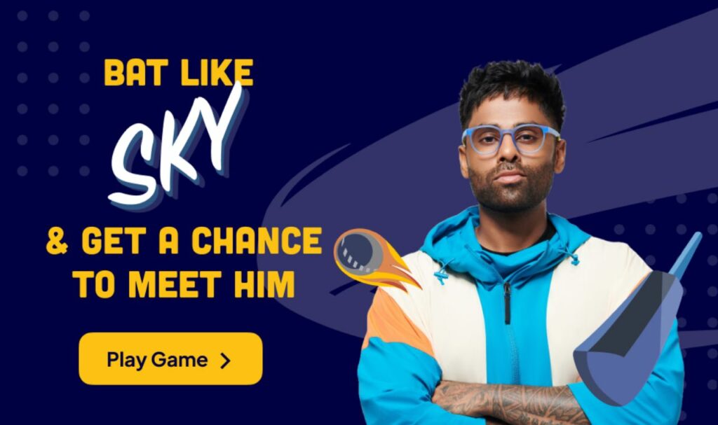 Lenskart 'Bat like Sky' Cricket Game: Play & Win FREE Cricket Bat, Ball & LK Cash