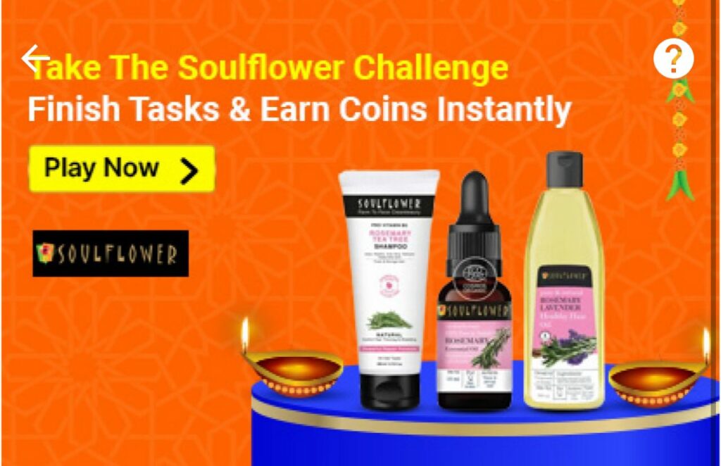 Free Flipkart supercoins from Soulflower challenge