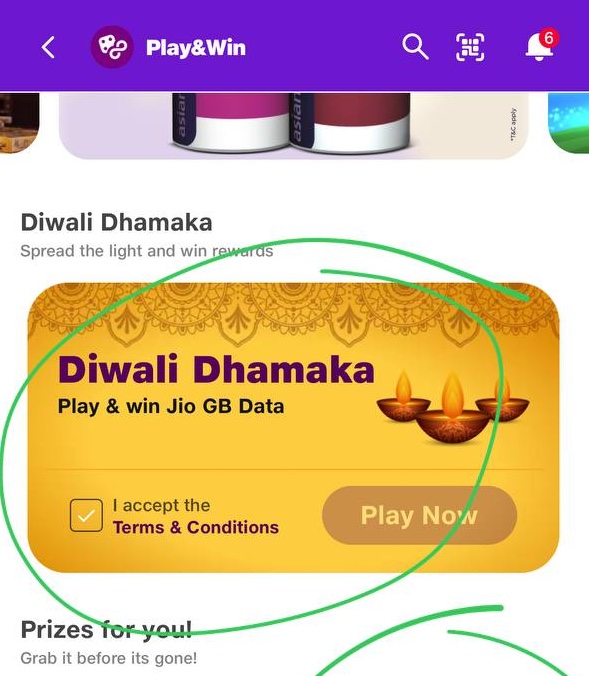 Jio Diwali Dhamaka Offer : Claim Instant 100MB to 6GB Free Jio Data Jio Diwali Dhamaka Offer : Claim Instant 100MB to 6GB Free Jio Data