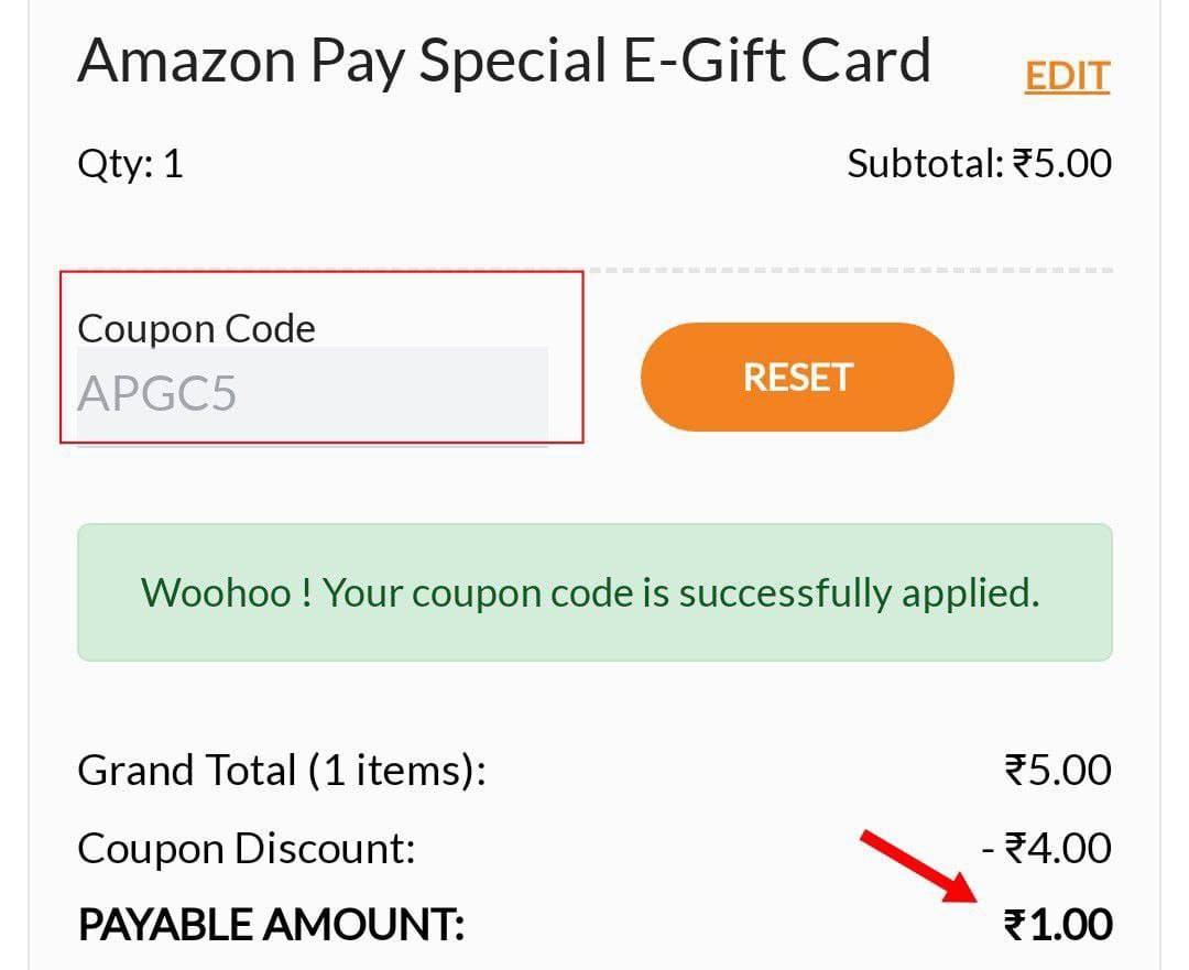 Woohoo Amazon Gift Card Loot