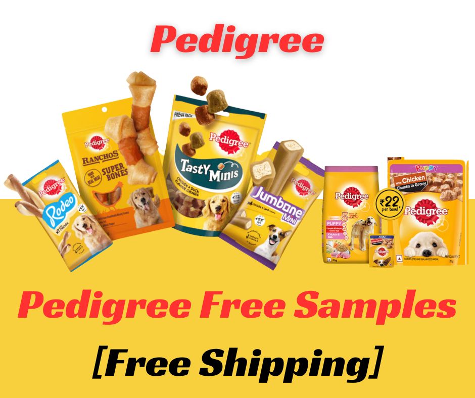 [Free Sample] Claim FREE Pedigree Sample Products | No Shipping Charge