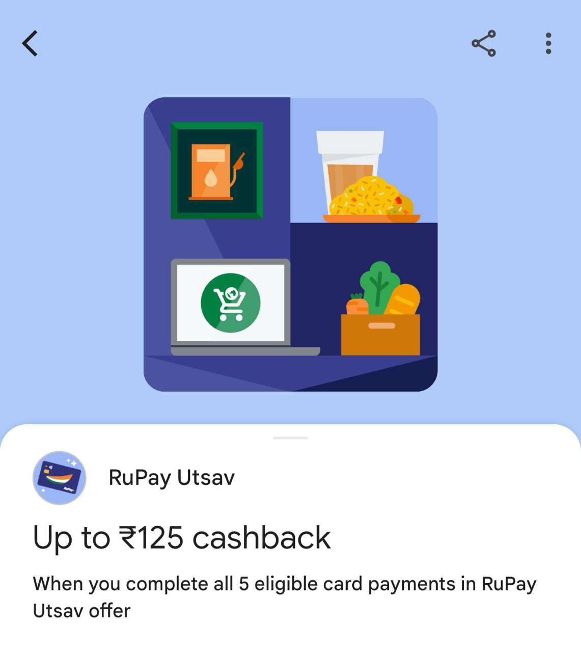 GooglePay RuPay Utsav offer