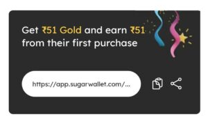 Sugar Wallet Refer Earn Free Gold