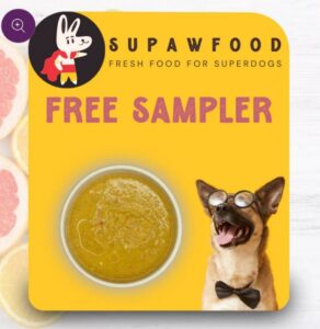 Supawfood Dog First Meal Free Sample