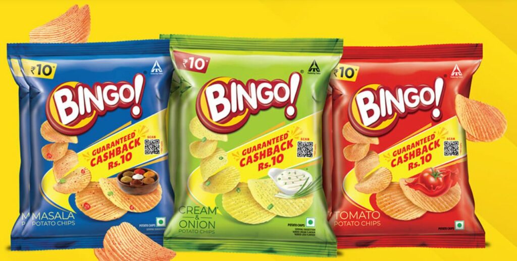 FREE Bingo Potato Chips cashback