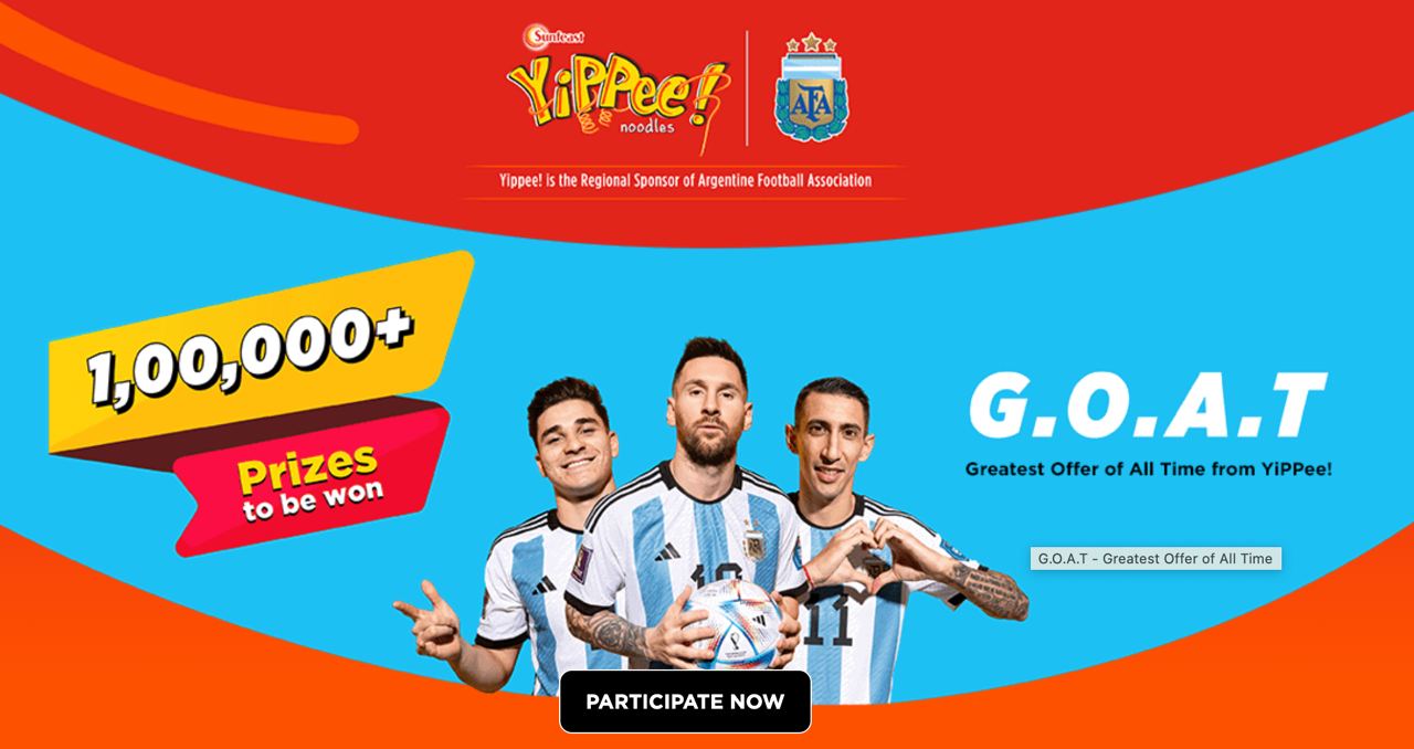 YiPPee Loot : Fill the form & Win FREE Argentina Jersey, Cap, Bag, Sipper (1 Lakh+ Winners)