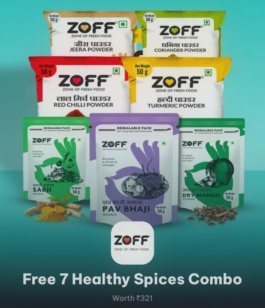 Zoff Free Spices TimesPrime
