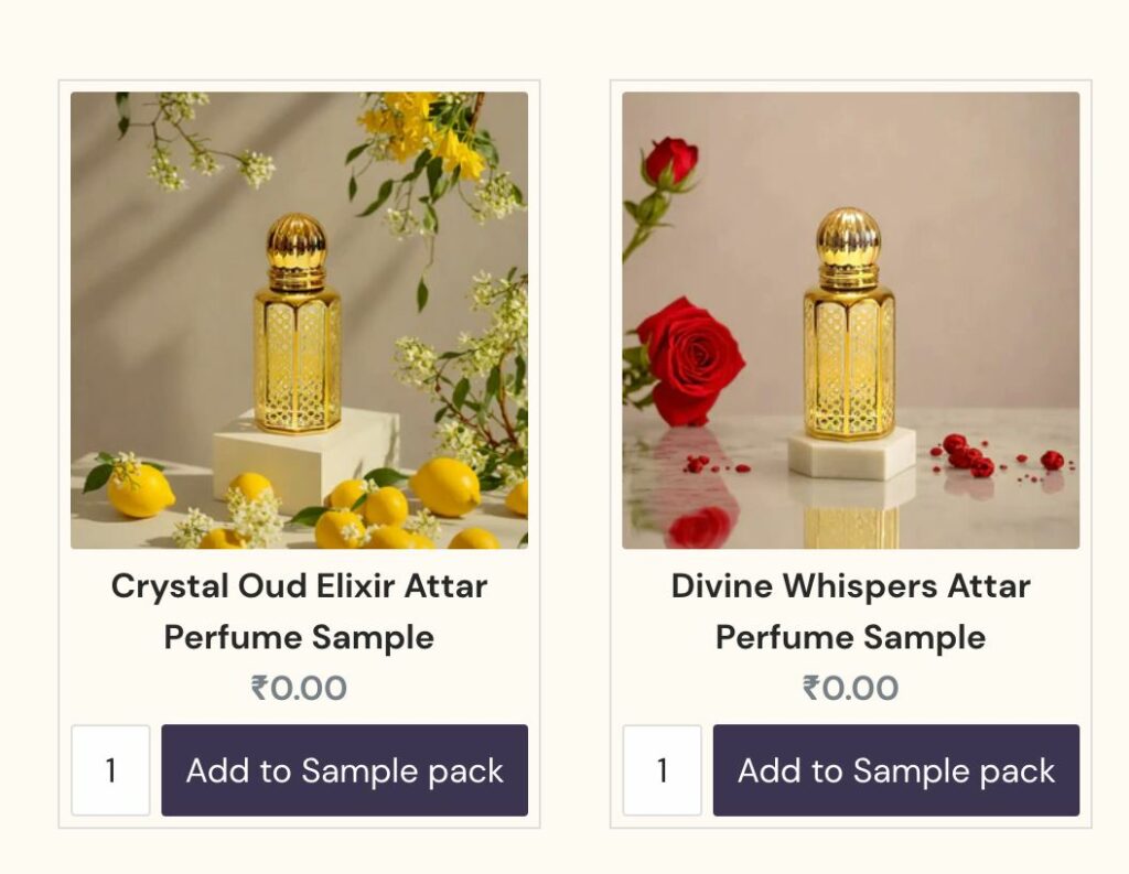 Attar perfumes for FREE