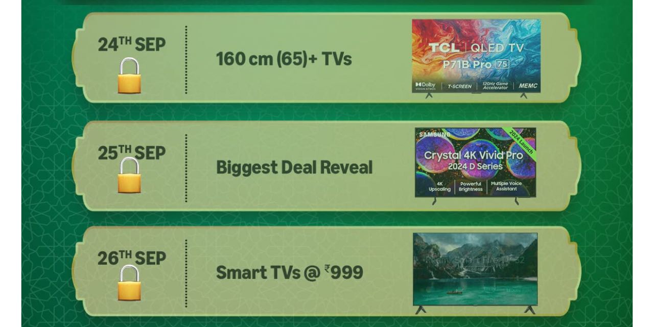 Amazon Smart TV @ ₹999 Only Flash Sale Loot