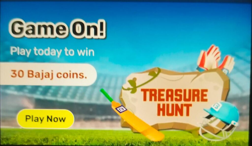 Bajaj Finserv App Treasure Hunt Game: Earn Free 60 Coins