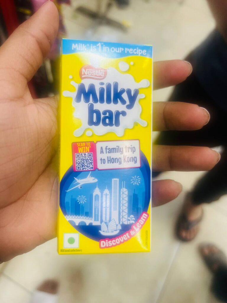 Nestlé Milkybar Scan & Win Offer