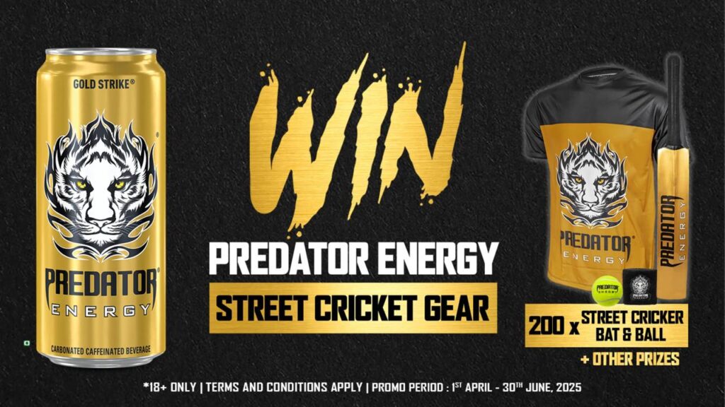 Predator Energy Drink Contest: Win FREE Bat, Ball, Jersey, Wristband