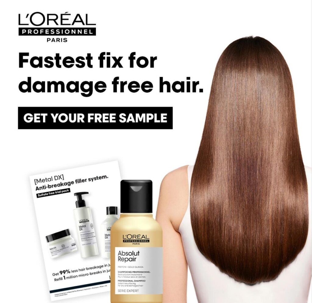 Free sample in India from Loreal Brand