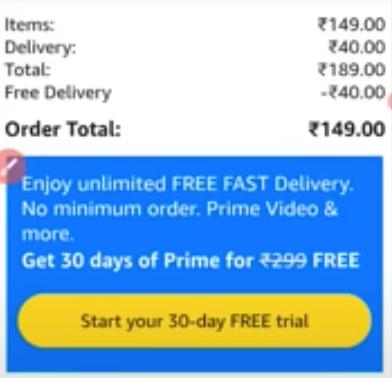 Amazon Free 30 days Trial Prime Trick