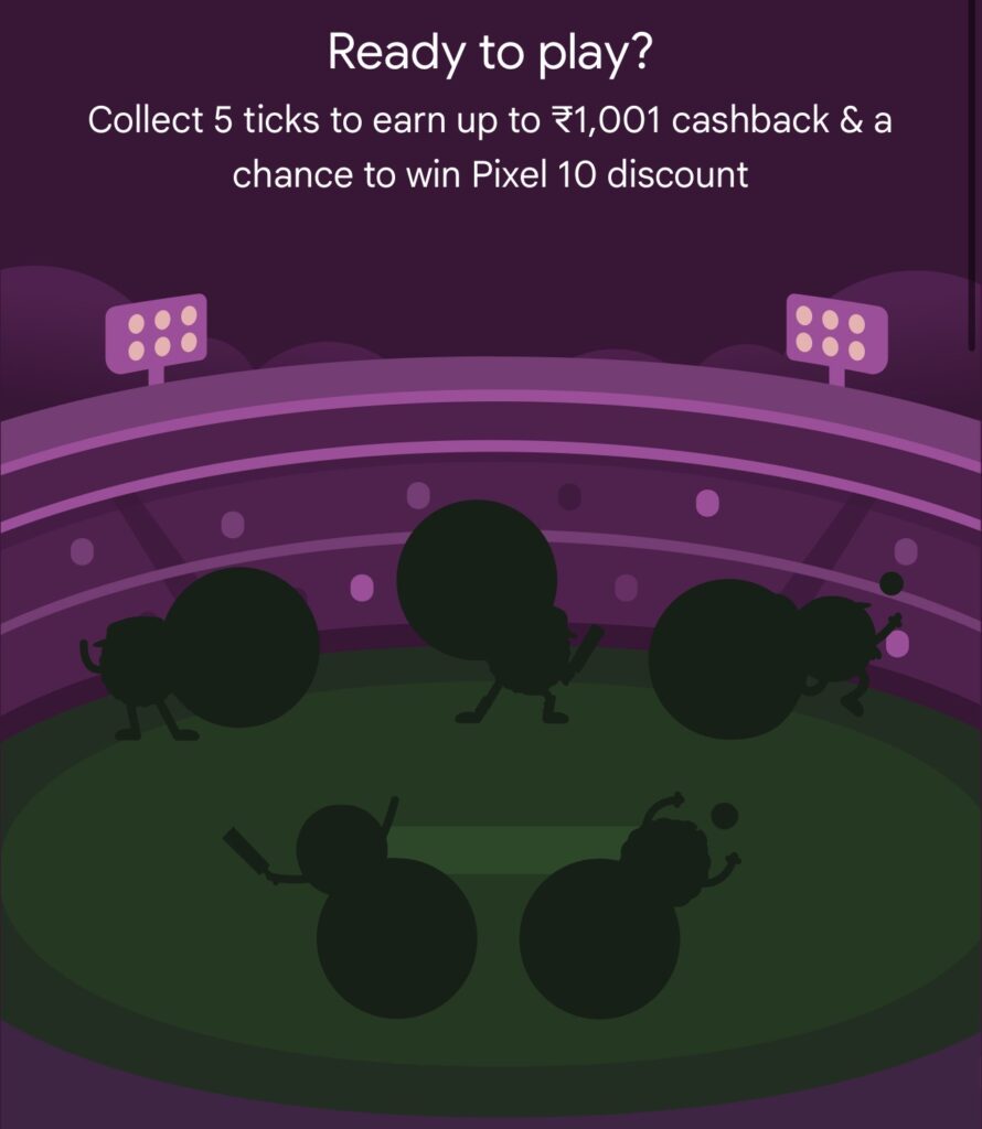 Google Pay Tick Squad Offer: Collect 5 Ticks & Claim Upto ₹1001 cashback | Giveaway