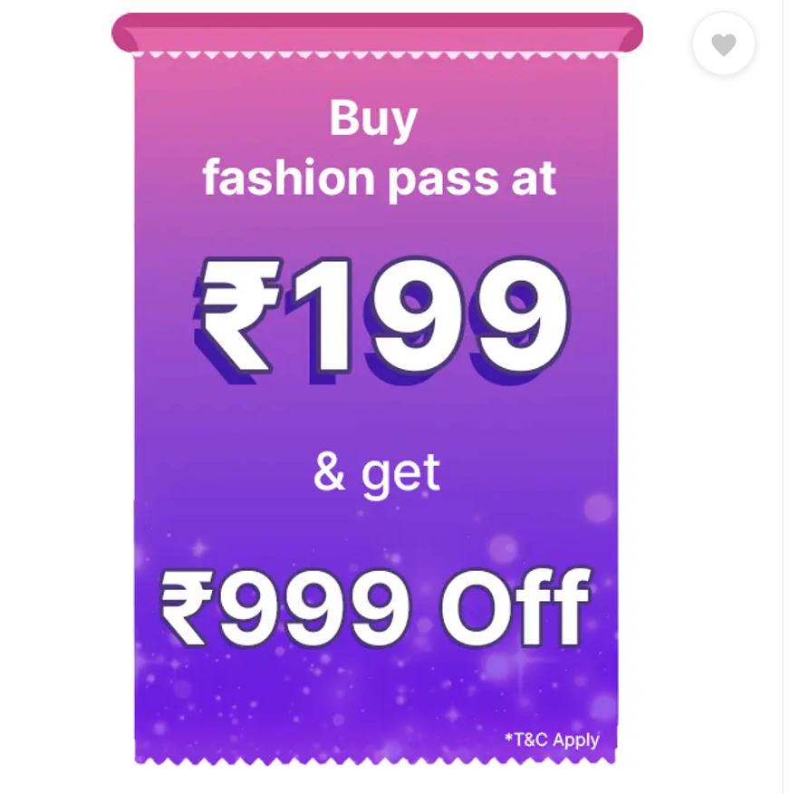 Big Billion Days Sale 2025 Fashion Pass - Get ₹999 Off