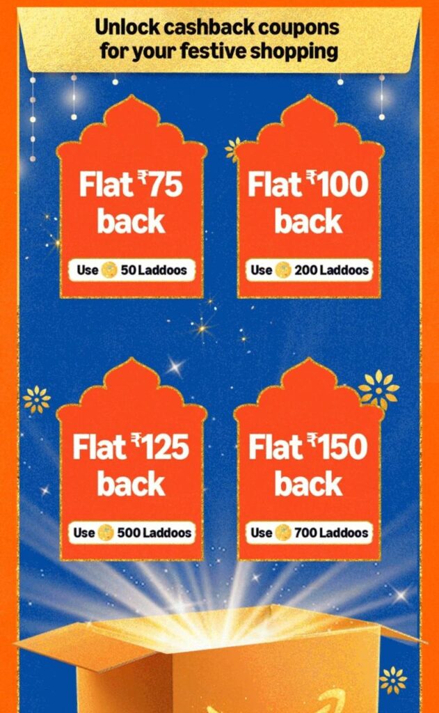 Amazon Great Indian Sale Predict & Win: Win Laddoos & Redeem for FREE TV,iPhone 15 & More