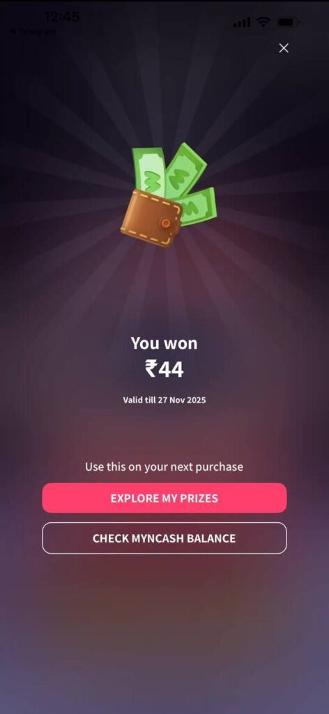 Myntra Spin & Win : Win Upto ₹500 FREE MynCash 