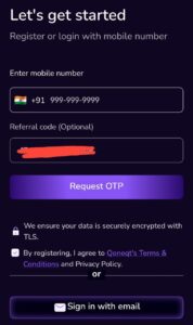 Qoneqt Social Media App Refer Earn